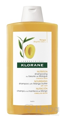 Klorane Shampooing au Beurre de Mangue  šampón s mangovým maslom na suché vlasy 1x400 ml