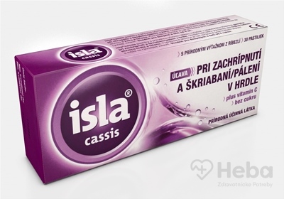 Isla Cassis  plus vitamín C, pastilky 1x30 ks