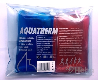 Aquatherm  obkladový vankúš (9x30 cm), chladivý + hrejivý 1x2 ks