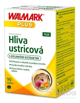 WALMARK Hliva ustricová PLUS  tbl 1x90 ks