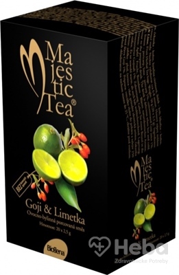 Biogena Majestic Tea Goji & Limetka  ovocno-bylinná zmes 20x2,5 g (50 g)