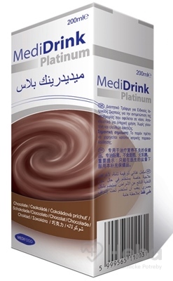 MediDrink Platinum  príchuť čokoládová 30x200 ml