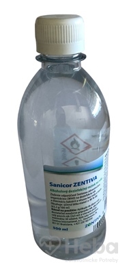 Sanicor Zentiva  alkoholový dezinfekčný roztok na ruky 1x500 ml
