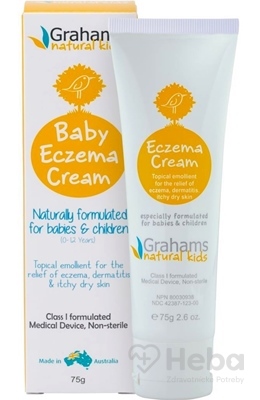 Grahams Natural Baby Eczema Cream  krém 75 g