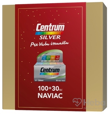 Centrum Silver (Vianočný balíček)  tbl (inov. 2020) 100+30 naviac (130 ks)