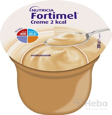 Fortimel Creme 2 kcal  s príchuťou mocca 24x200 g