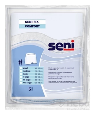 Seni FIX COMFORT XXX-Large  elastické fixačné nohavičky (obvod 120-165 cm) 1x5 ks