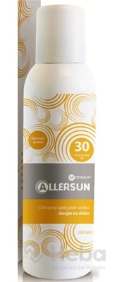 Allersun Ochranný sprej proti vzniku alergie na slnko SPF30+  200 ml sprej