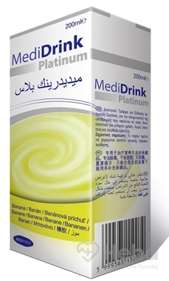 MediDrink Platinum  príchuť banánová 30x200 ml