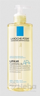 La Roche-Posay Lipikar AP+ relipidačný kúpeľový a sprchovací olej  400 ml čistiaci olej