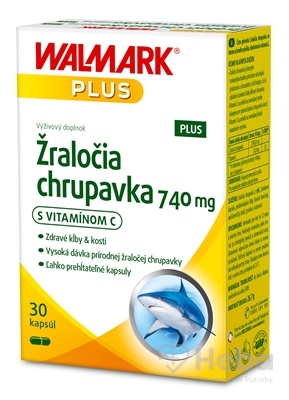 WALMARK Žraločia chrupavka Plus 740 mg  30 kapsúl