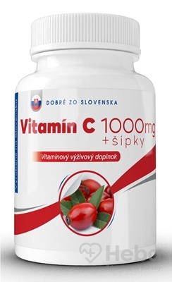 Dobré zo Slovenska Vitamín C 1000 mg + šípky  100 tabliet