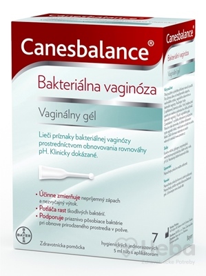 Canesbalance  vaginálny gél, tuba s aplikátorom 7x5 ml (35 ml)