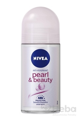 NIVEA Pearl & Beauty Guľôčkový antiperspirant, 50 ml