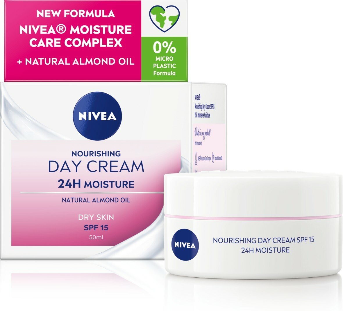 NIVEA Výživný denný krém pre suchú až citlivú pleť OF 15 50 ml