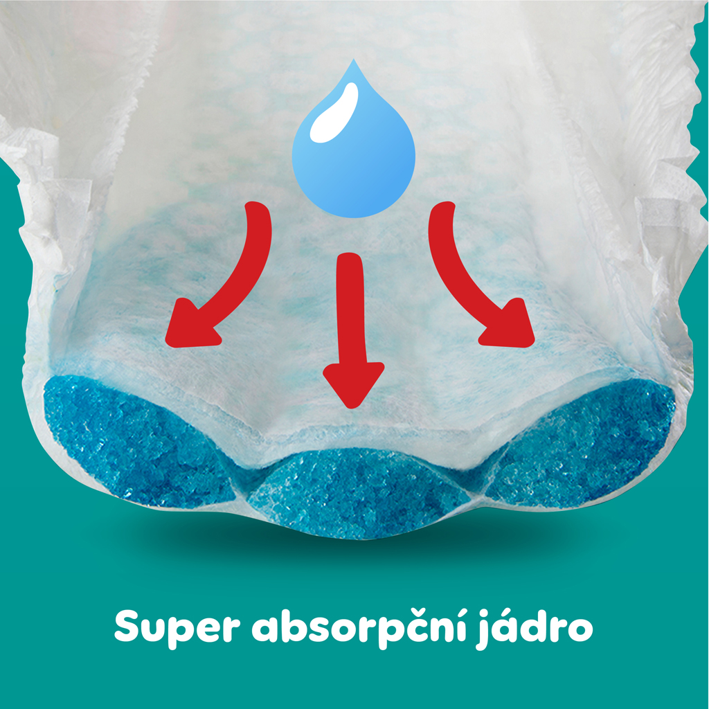 PAMPERS Activ Baby-Dry Pants Nohavičky plienkové jednorazové 5 (12-17 kg) 152 ks - MESAČNÁ ZÁSOBA