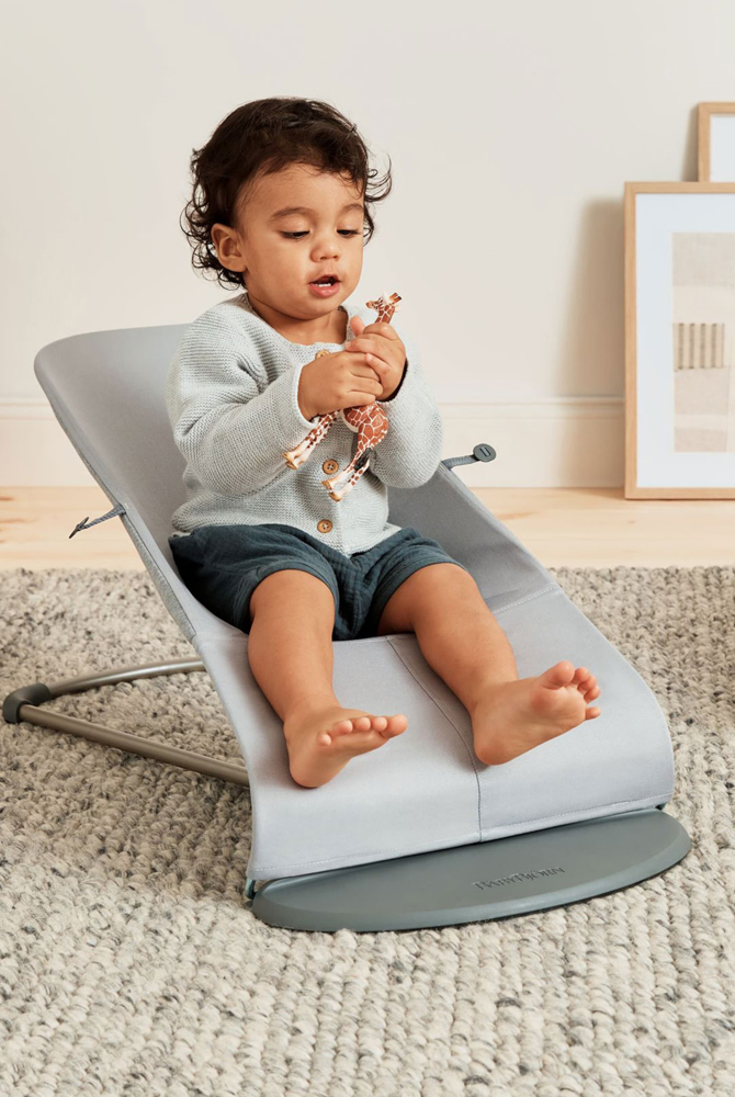BABYBJÖRN Lehátko Bliss, Light Grey 3D Jersey