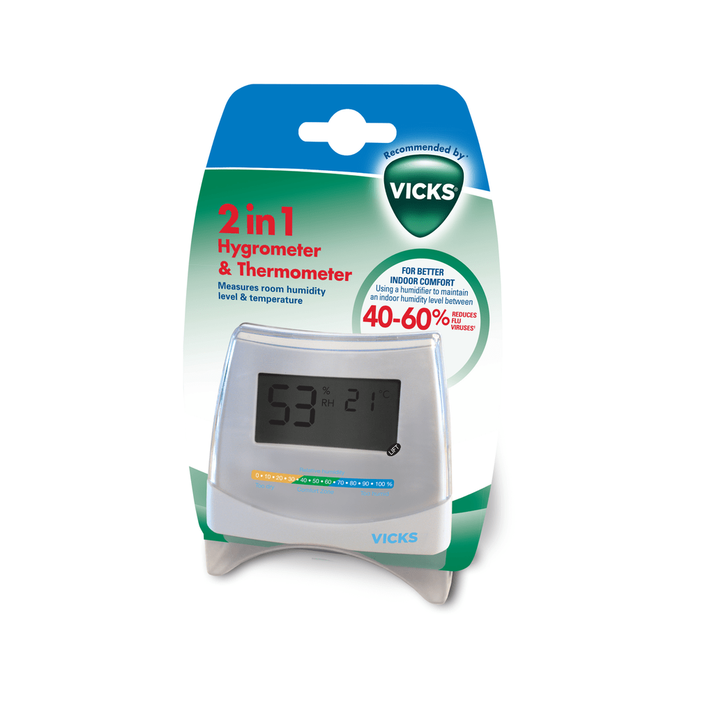 VICKS 2v1 Vlhkomer a teplomer