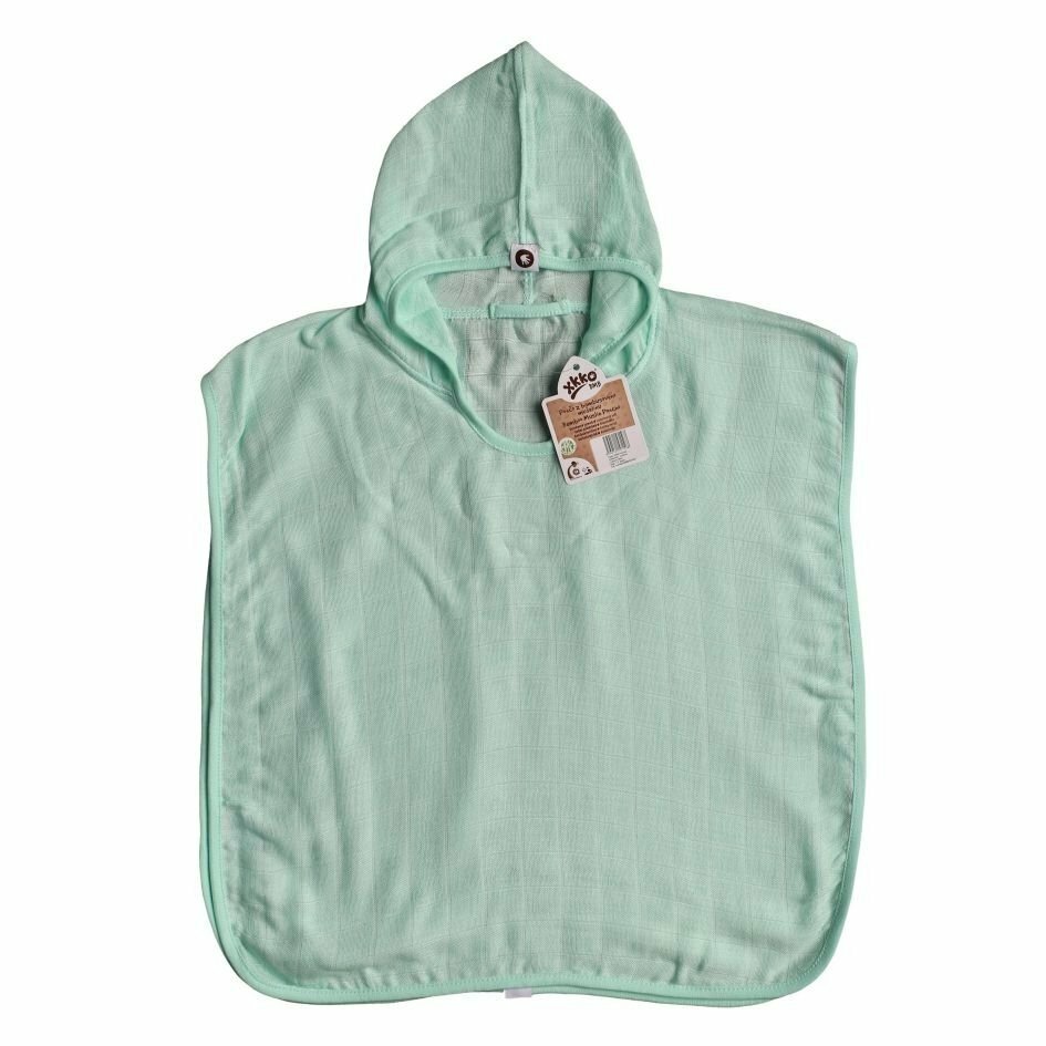 XKKO BMB Colours Bambusové pončo, mint, veľ. 1