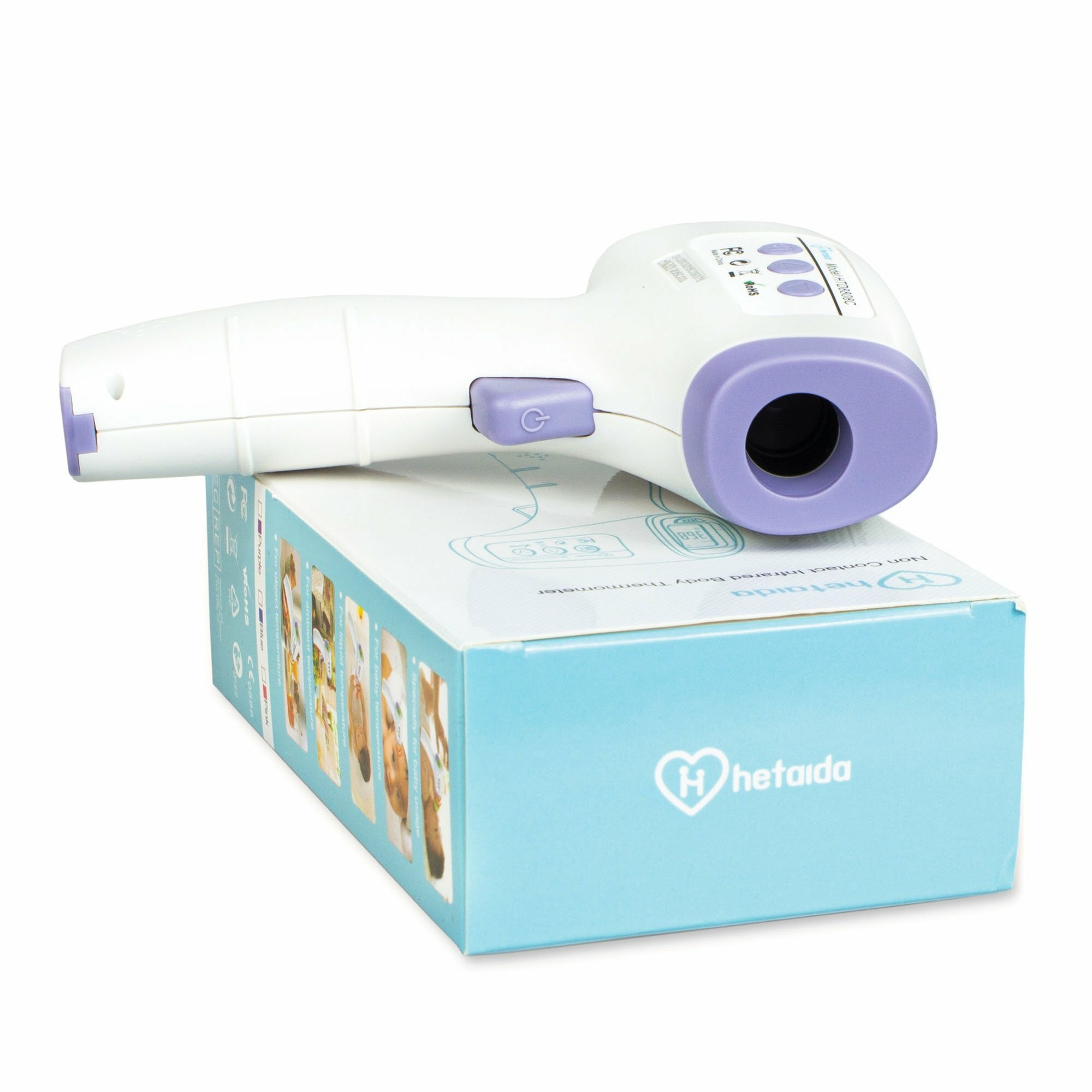 HeTaiDa HTD8808C Bezdotykový teplomer, s meraním zo vzdialenosti 15 cm
