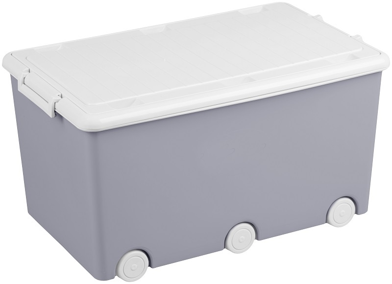 TEGA BABY Box na hračky šedý