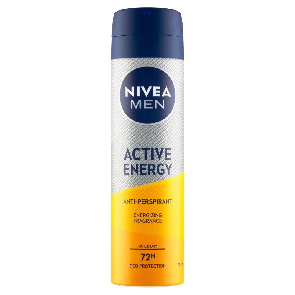 NIVEA Men Active Energy Sprej antiperspirant, 150 ml