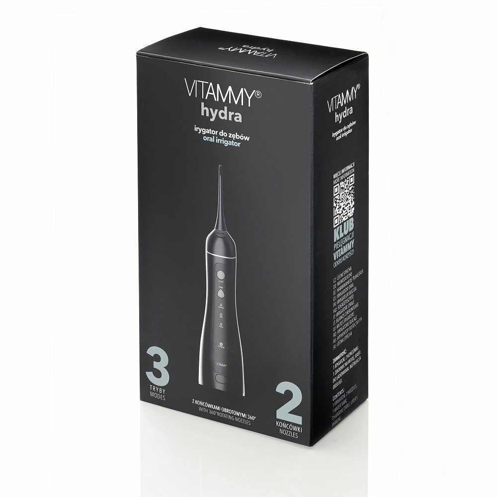 VITAMMY HYDRA Zubná sprcha, čierna
