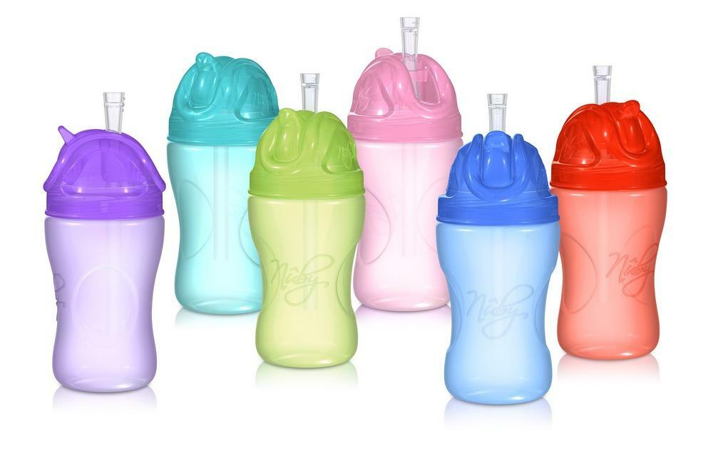 Nuby Môj prvý netečúci pohárik so slamkou, 300ml