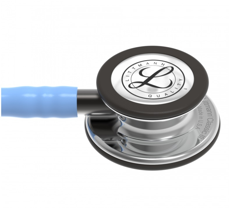 Littmann Classic III Mirror-Finish, Stetoskop pre internú medicínu, svetlá modrá 5959