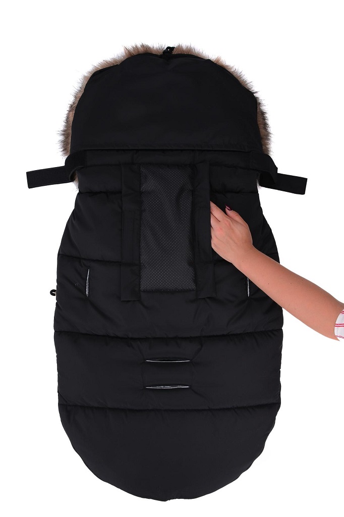 COTTONMOOSE Fusak do kočíku Moose Yukon Gray