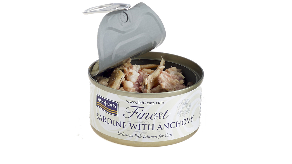FISH4CATS Konzerva pre mačky Finest sardinka s ančovičkami 70g