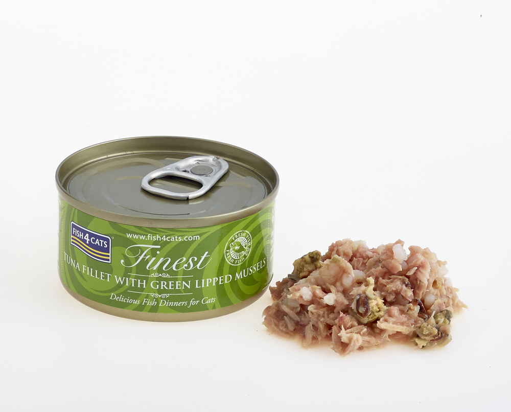 FISH4CATS Konzerva pre mačky Finest tuniak s mušľami 70g