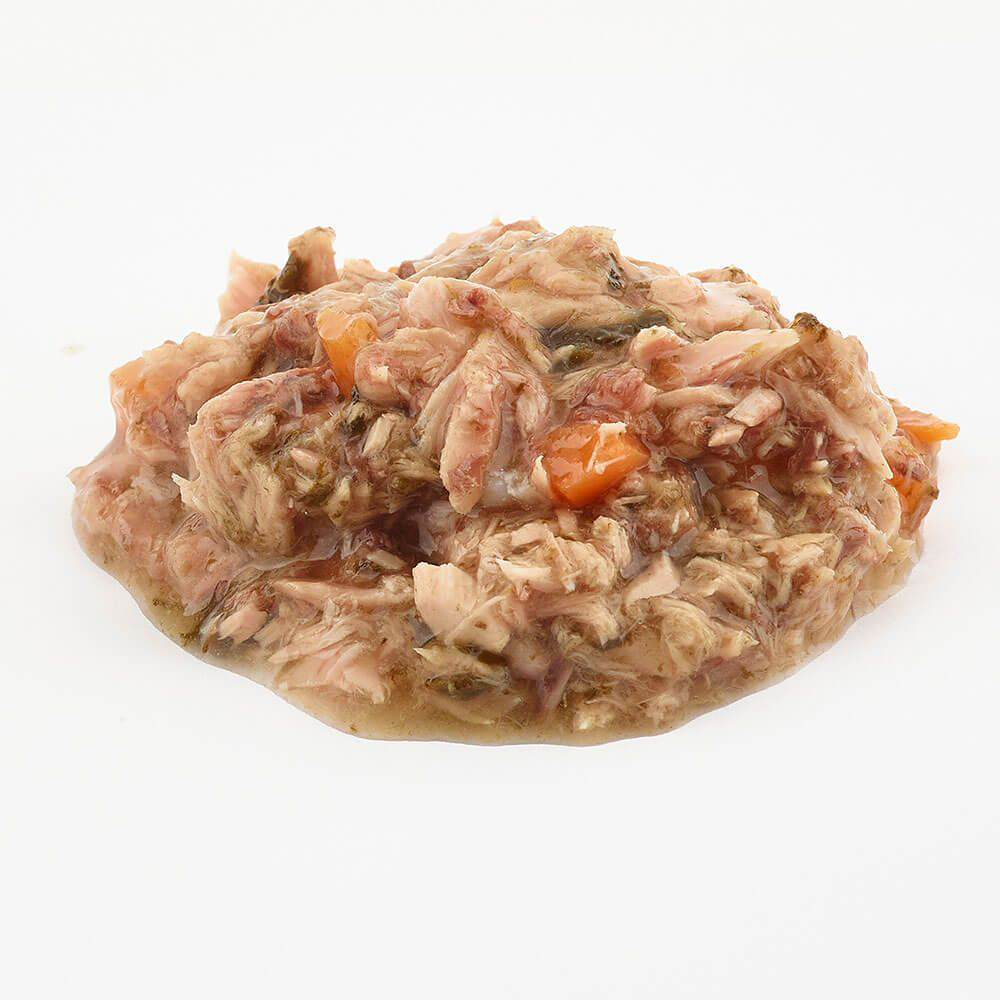 FISH4DOGS Konzerva pre psov Finest tuniak s mrkvou a špenátom 85g