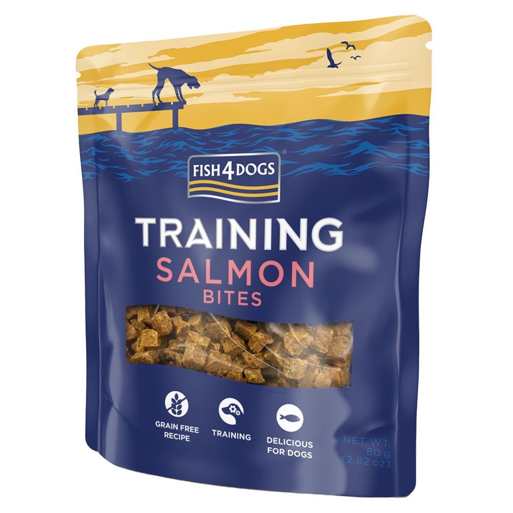FISH4DOGS Tréningové maškrty pre psov losos 80 g