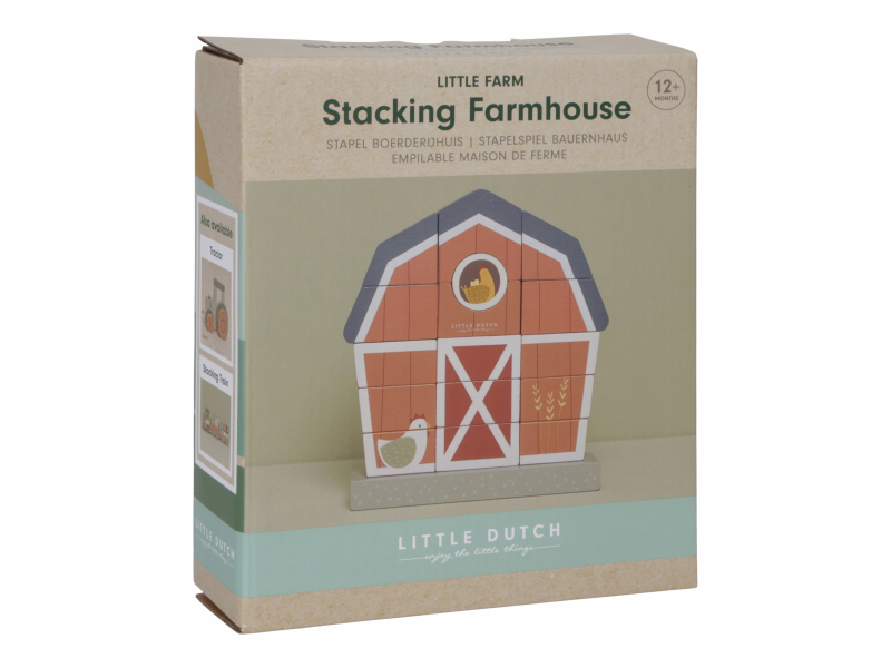 LITTLE DUTCH Stavebnica drevená Farma