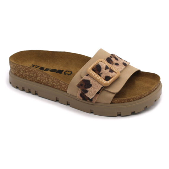 Leon 6022 Dámska zdravotná kožená obuv s prackou