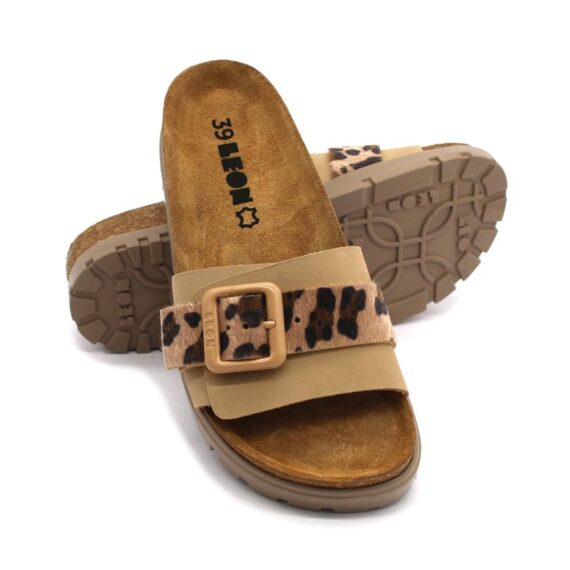 Leon 6022 Dámska zdravotná kožená obuv s prackou