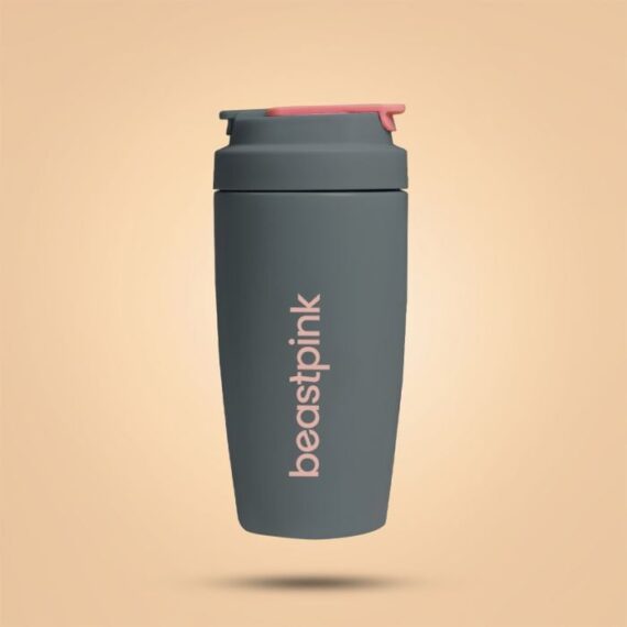 Termohrnček 500 ml Grey - BeastPink