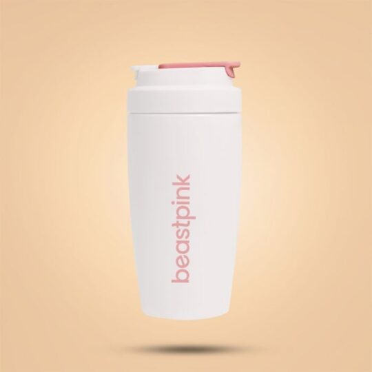 Termohrnček 500 ml White - BeastPink