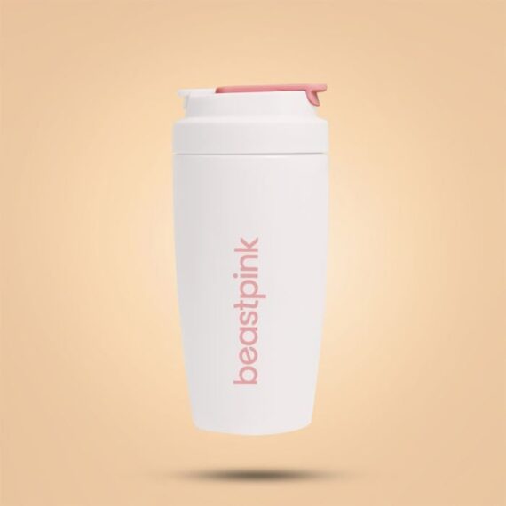 Termohrnček 500 ml White - BeastPink