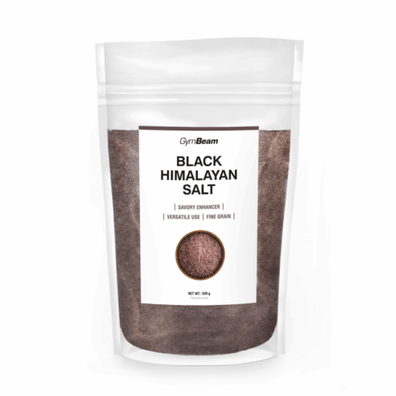 Čierna himalájska soľ 500 g - jemná - GymBeam