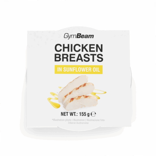 Kuracie prsia v slnečnicovom oleji - GymBeam