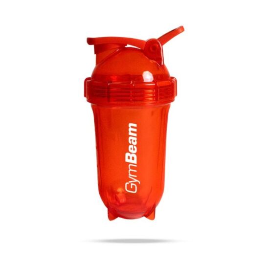 Šejker Tritan Clear Orange 500 ml - GymBeam