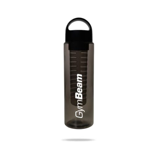Športová fľaša Infuser All-Black 700 ml - GymBeam