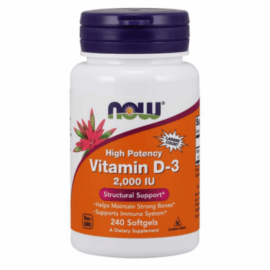 Vitamín D3 2000 IU - NOW Foods