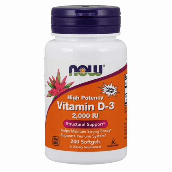 Vitamín D3 2000 IU - NOW Foods