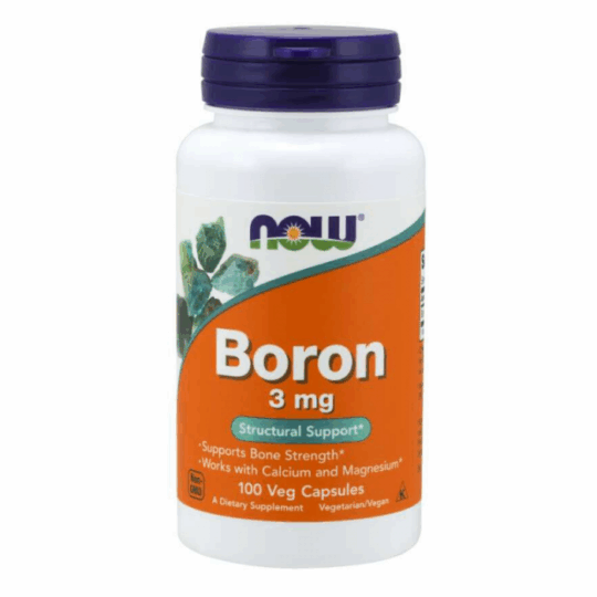 Bór 3 mg - NOW Foods