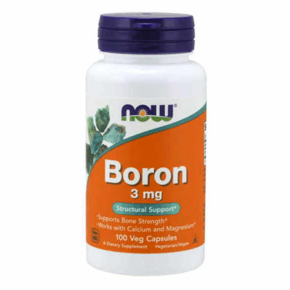 Bór 3 mg - NOW Foods