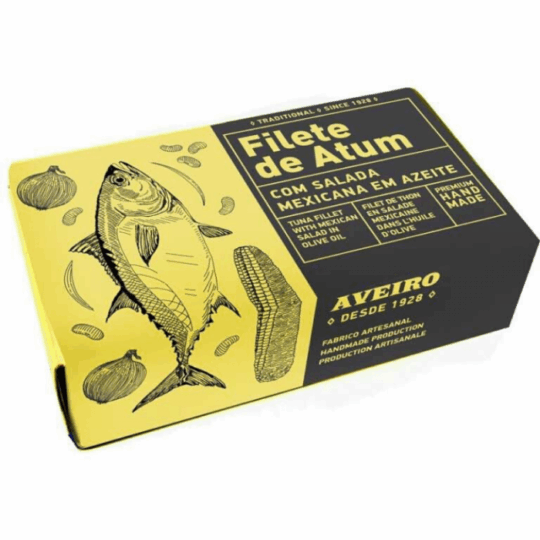 Tuniakové filety v olivovom oleji s mexickým šalátom - Aveiro