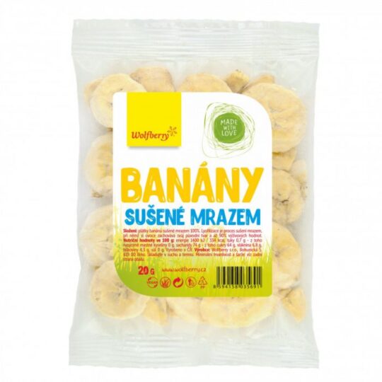 Banány lyofilizované - Wolfberry